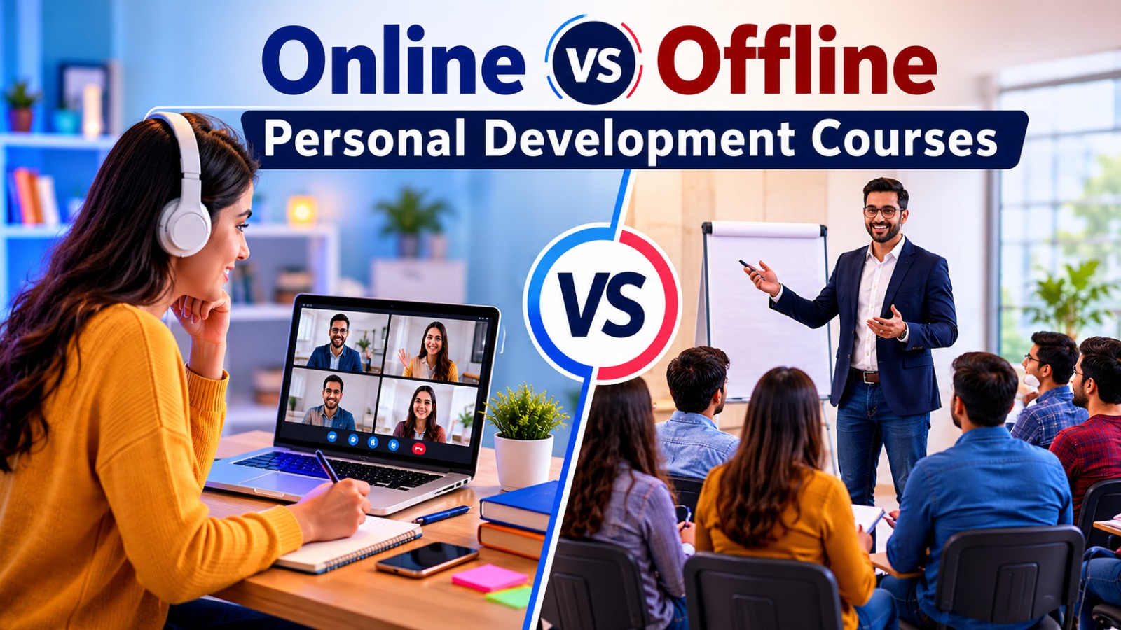 Online vs Offline Personal Development Courses: Which One is Right for You?